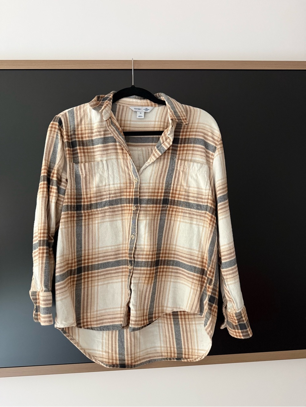 Plaid Button-Down Shirt